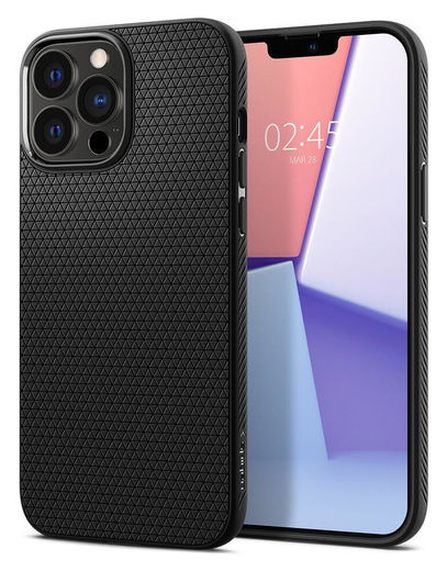 Spigen Liquid Air Apple iPhone 13 Pro Flexibel Hoesje Mat Zwart afbeelding 9