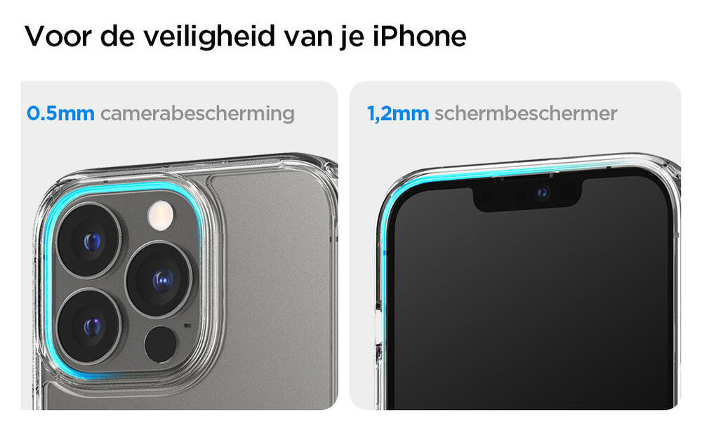 Spigen Ultra Hybrid Apple iPhone 13 Pro Hoesje Transparant afbeelding 8