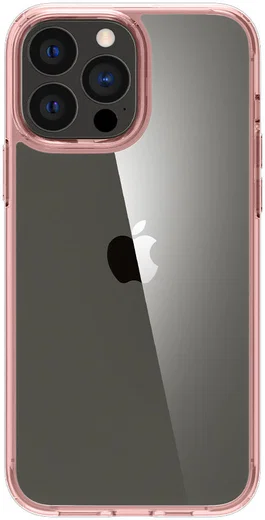 Spigen Ultra Hybrid Apple iPhone 13 Pro Hoesje Transparant/Roze afbeelding 1