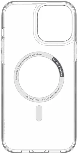 Spigen Ultra Hybrid iPhone 13 Pro Hoesje MagSafe Transparant/Wit afbeelding 7