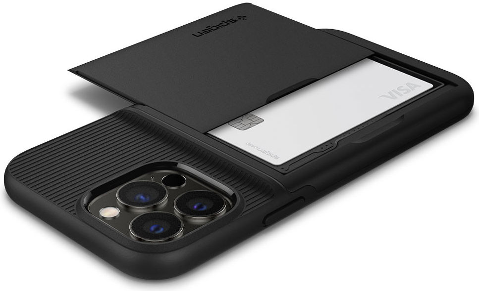 Spigen Slim Armor CS Apple iPhone 13 Pro Hoesje Back Cover Zwart afbeelding 17