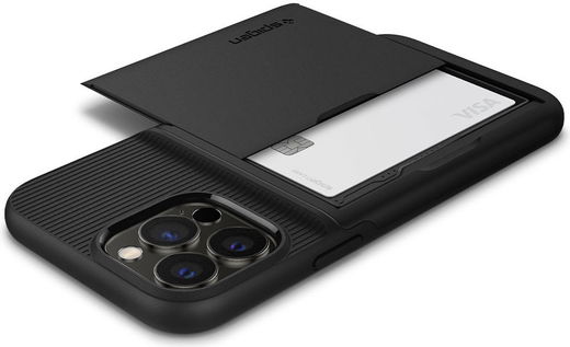 Spigen Slim Armor CS Apple iPhone 13 Pro Hoesje Back Cover Zwart afbeelding 17