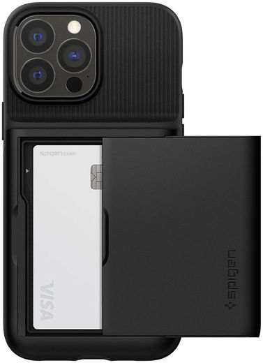 Spigen Slim Armor CS Apple iPhone 13 Pro Hoesje Back Cover Zwart afbeelding 8