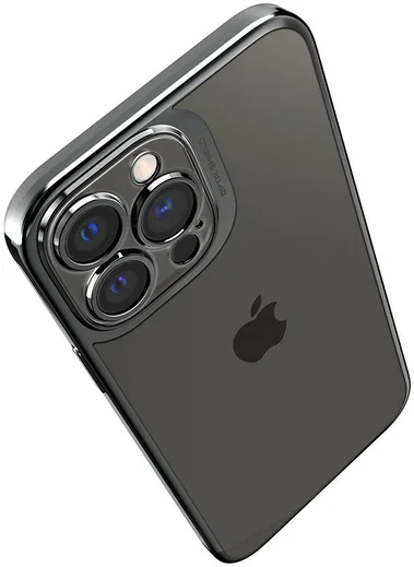 Spigen Optik Crystal Apple iPhone 13 Pro Hoesje Transparant/Grijs afbeelding 9