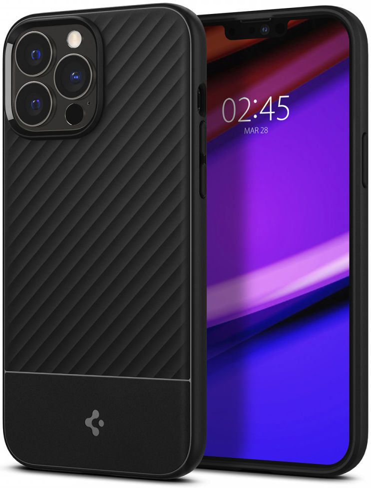 Spigen Core Armor Apple iPhone 13 Pro Hoesje Zwart afbeelding 1