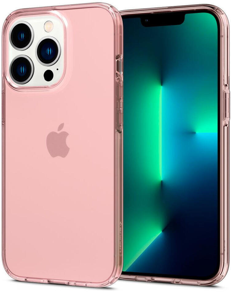 Spigen Crystal Flex Apple iPhone 13 Pro Hoesje Transparant Roze afbeelding 1