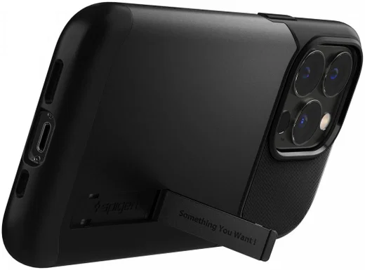 Spigen Slim Armor Apple iPhone 13 Pro Hoesje Zwart afbeelding 2