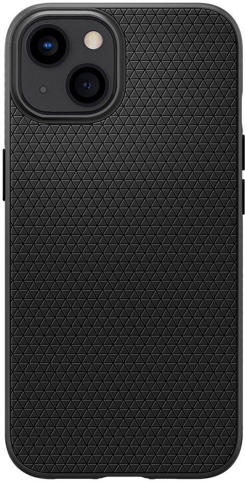 Spigen Liquid Air Apple iPhone 13 Mini Flexibel Hoesje Mat Zwart afbeelding 3