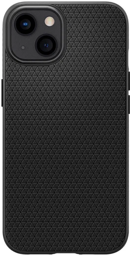 Spigen Liquid Air Apple iPhone 13 Mini Flexibel Hoesje Mat Zwart afbeelding 3