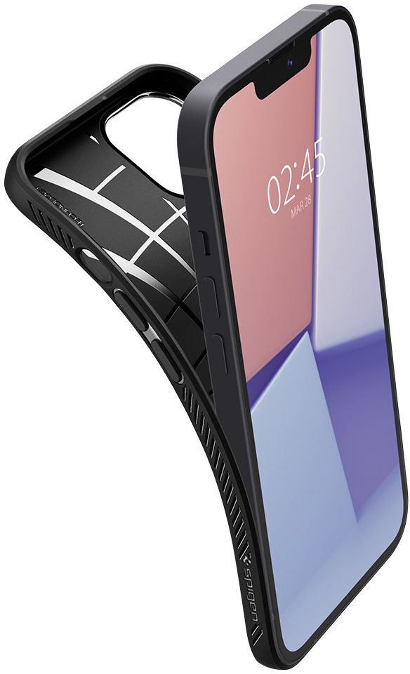 Spigen Liquid Air Apple iPhone 13 Mini Flexibel Hoesje Mat Zwart afbeelding 2