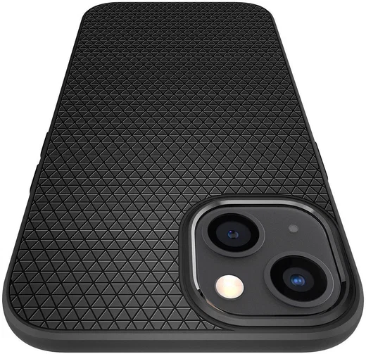 Spigen Liquid Air Apple iPhone 13 Mini Flexibel Hoesje Mat Zwart afbeelding 13