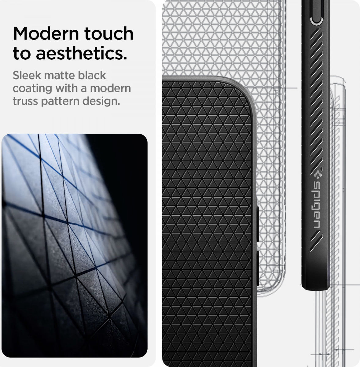 Spigen Liquid Air Apple iPhone 13 Mini Flexibel Hoesje Mat Zwart afbeelding 17