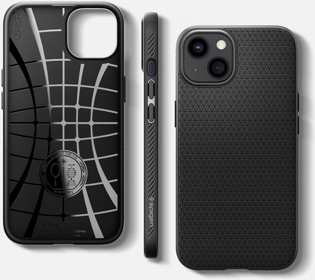 Spigen Liquid Air Apple iPhone 13 Mini Flexibel Hoesje Mat Zwart afbeelding 20