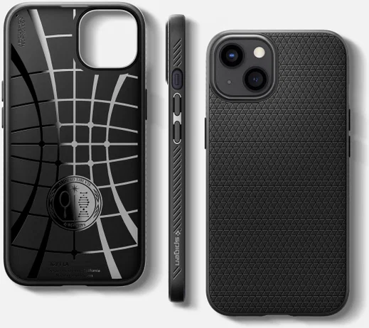 Spigen Liquid Air Apple iPhone 13 Mini Flexibel Hoesje Mat Zwart afbeelding 20