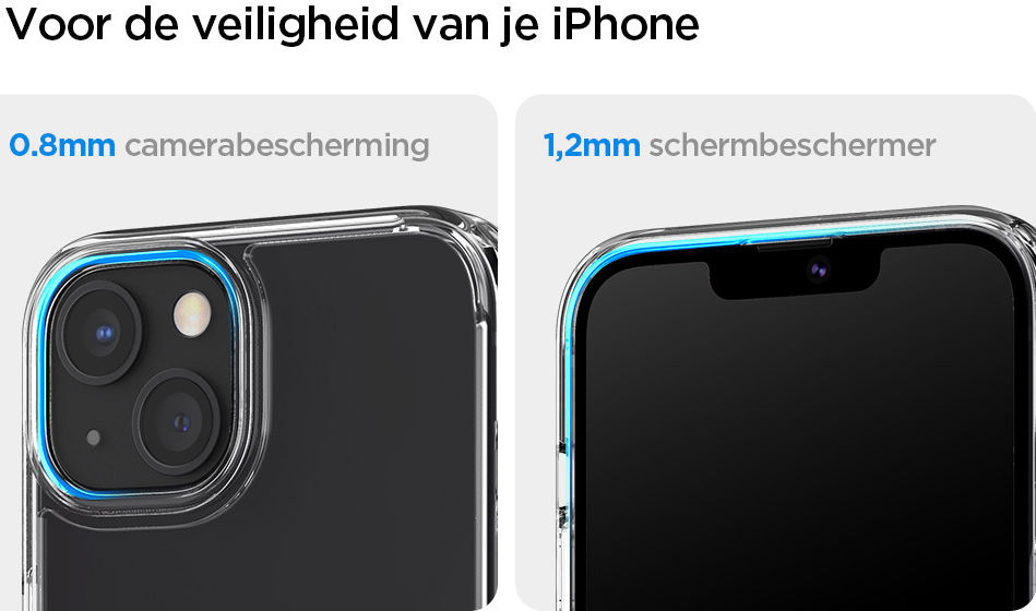 Spigen Ultra Hybrid Apple iPhone 13 Mini Hoesje Transparant afbeelding 7