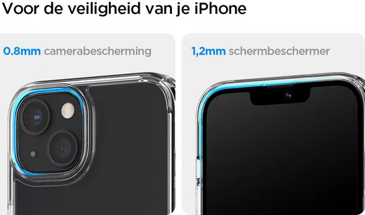 Spigen Ultra Hybrid Apple iPhone 13 Mini Hoesje Transparant afbeelding 7