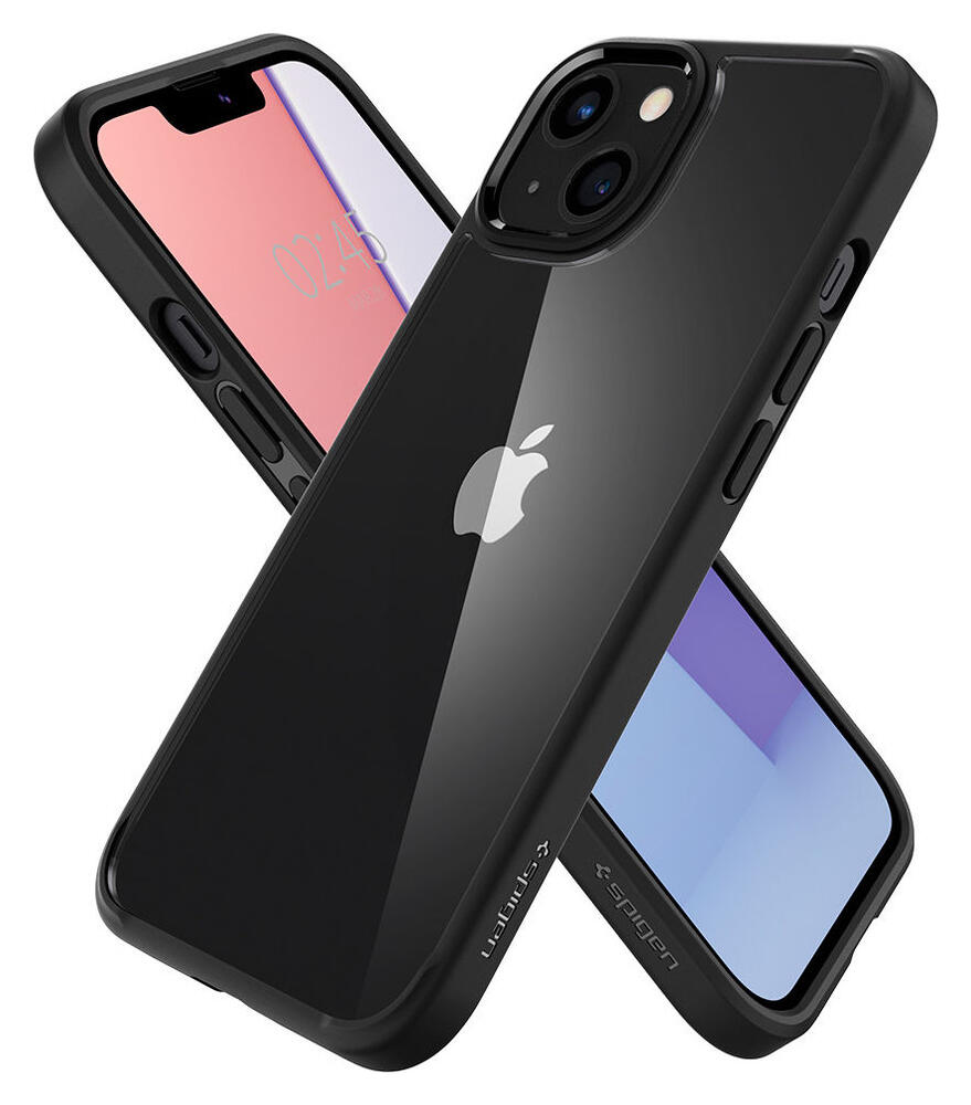 Spigen Ultra Hybrid Apple iPhone 13 Mini Hoesje Transparant/Zwart afbeelding 4