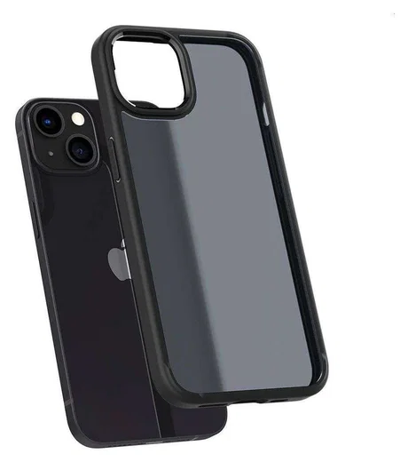 Spigen Ultra Hybrid Apple iPhone 13 Mini Hoesje Transparant/Zwart afbeelding 2
