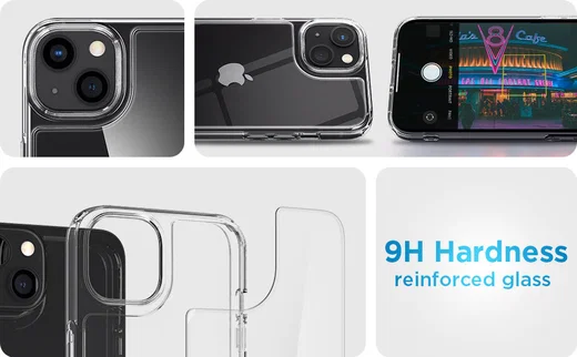 Spigen Quartz Hybrid Apple iPhone 13 Mini Hoesje Transparant afbeelding 10