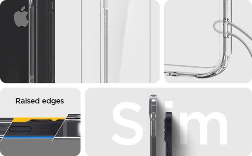 Spigen Quartz Hybrid Apple iPhone 13 Mini Hoesje Transparant afbeelding 12