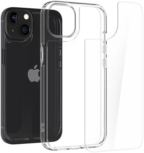 Spigen Quartz Hybrid Apple iPhone 13 Mini Hoesje Transparant afbeelding 3