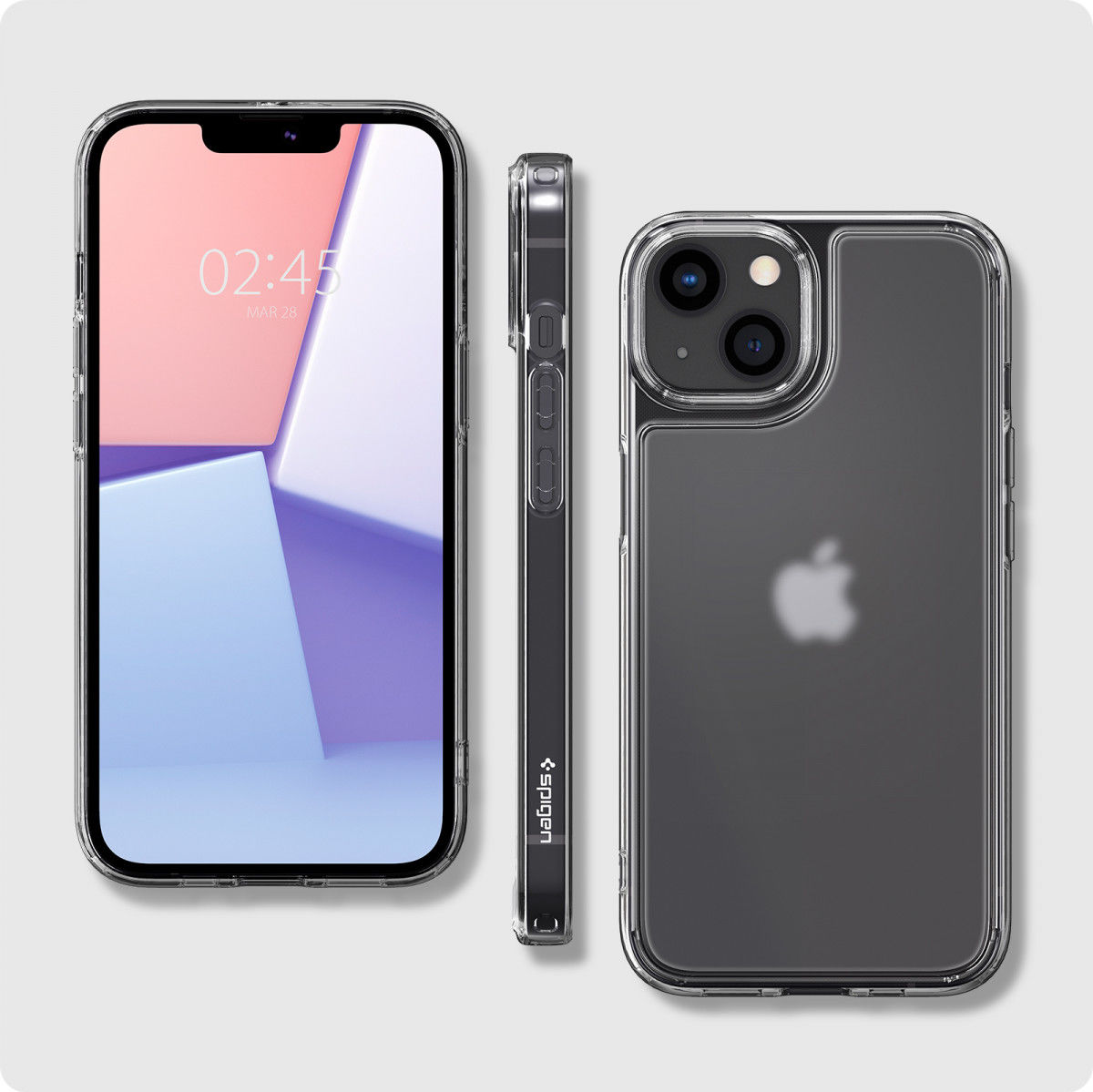 Spigen Quartz Hybrid Apple iPhone 13 Mini Hoesje Matte Transparant afbeelding 14
