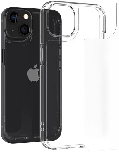 Spigen Quartz Hybrid Apple iPhone 13 Mini Hoesje Matte Transparant afbeelding 4