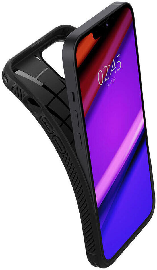 Spigen Rugged Armor Apple iPhone 13 Hoesje Back Cover Zwart afbeelding 6