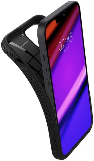 Spigen Rugged Armor Apple iPhone 13 Hoesje Back Cover Zwart afbeelding 6