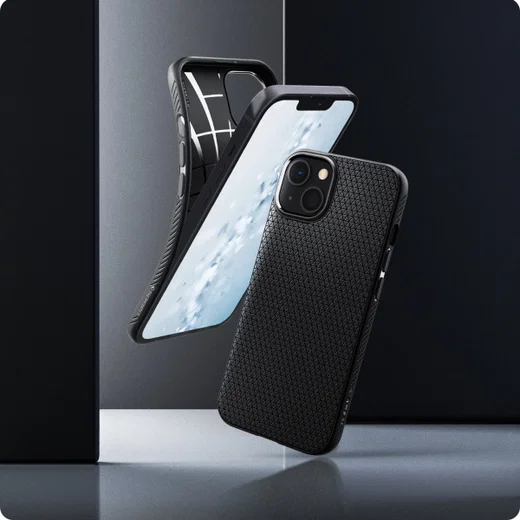 Spigen Liquid Air Apple iPhone 13 Hoesje Flexibele Back Cover Zwart afbeelding 17