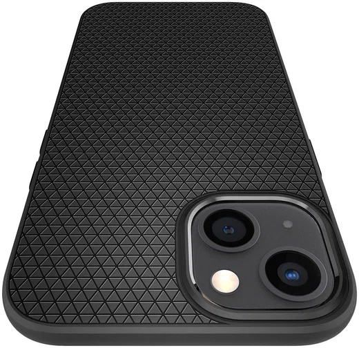 Spigen Liquid Air Apple iPhone 13 Hoesje Flexibele Back Cover Zwart afbeelding 4