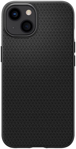 Spigen Liquid Air Apple iPhone 13 Hoesje Flexibele Back Cover Zwart afbeelding 1