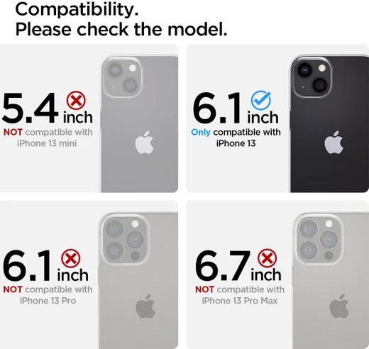 Spigen Liquid Air Apple iPhone 13 Hoesje Flexibele Back Cover Zwart afbeelding 12