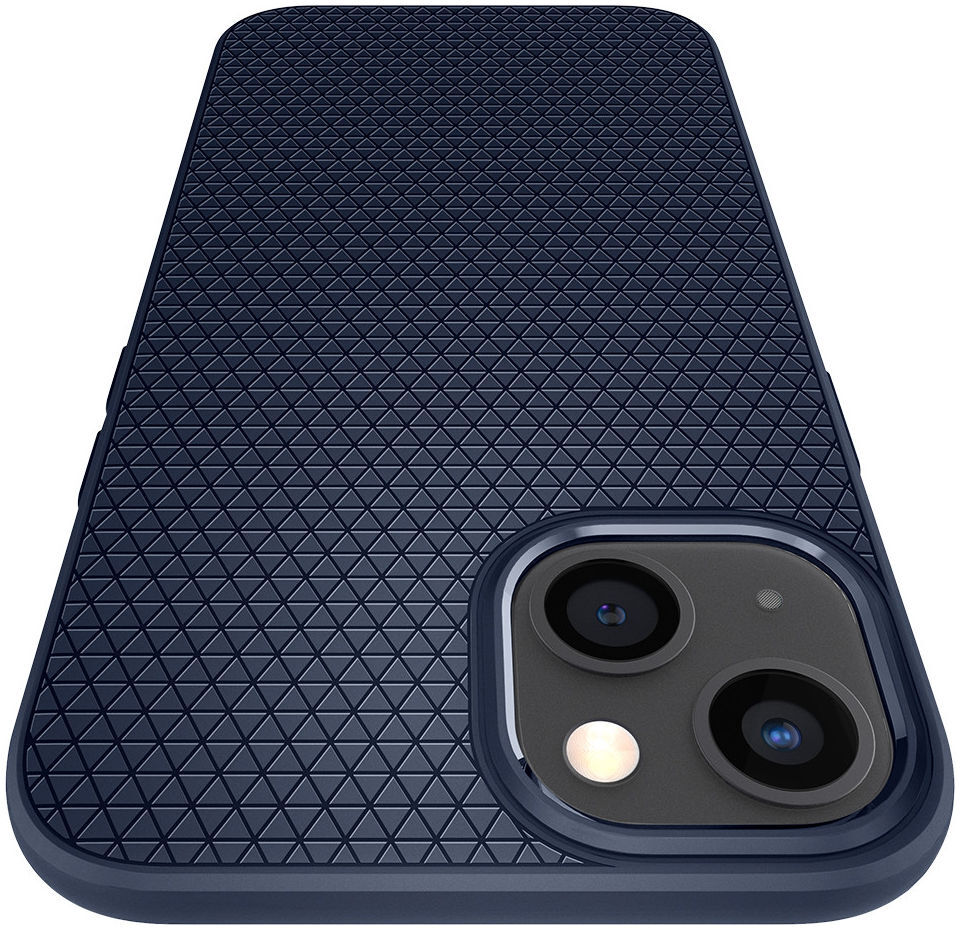Spigen Liquid Air Apple iPhone 13 Hoesje Flexibele Back Cover Blauw afbeelding 5