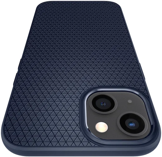 Spigen Liquid Air Apple iPhone 13 Hoesje Flexibele Back Cover Blauw afbeelding 5