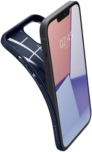 Spigen Liquid Air Apple iPhone 13 Hoesje Flexibele Back Cover Blauw afbeelding 4
