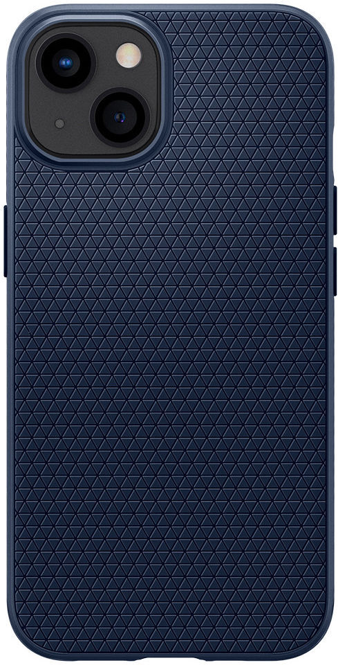 Spigen Liquid Air Apple iPhone 13 Hoesje Flexibele Back Cover Blauw afbeelding 1