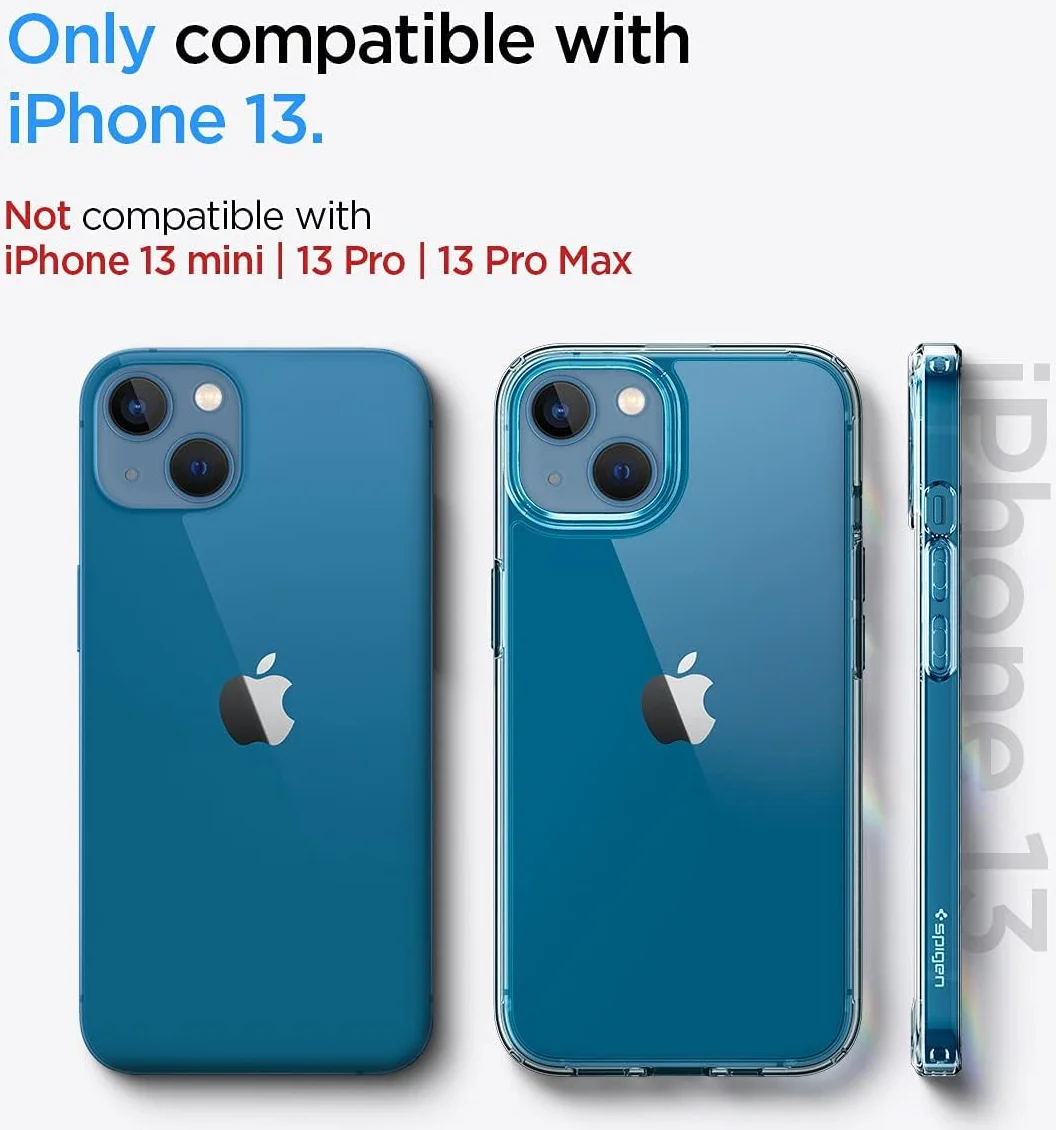 Spigen Ultra Hybrid Apple iPhone 13 Hoesje Back Cover Transparant afbeelding 2