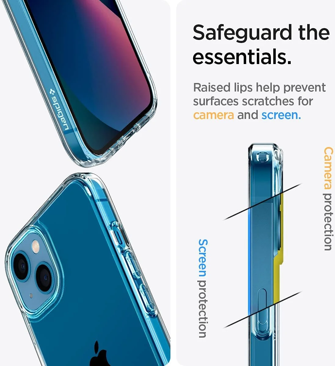 Spigen Ultra Hybrid Apple iPhone 13 Hoesje Back Cover Transparant afbeelding 3