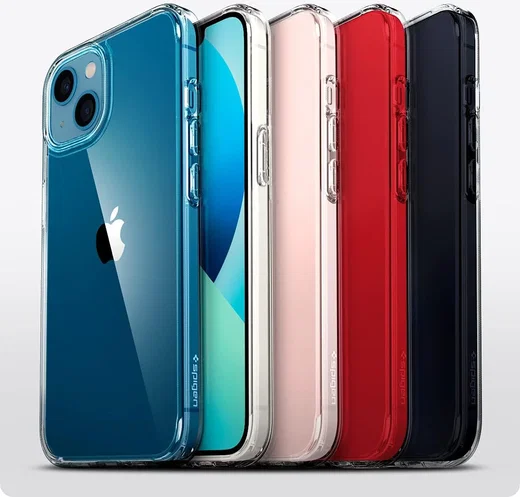 Spigen Ultra Hybrid Apple iPhone 13 Hoesje Back Cover Transparant afbeelding 7