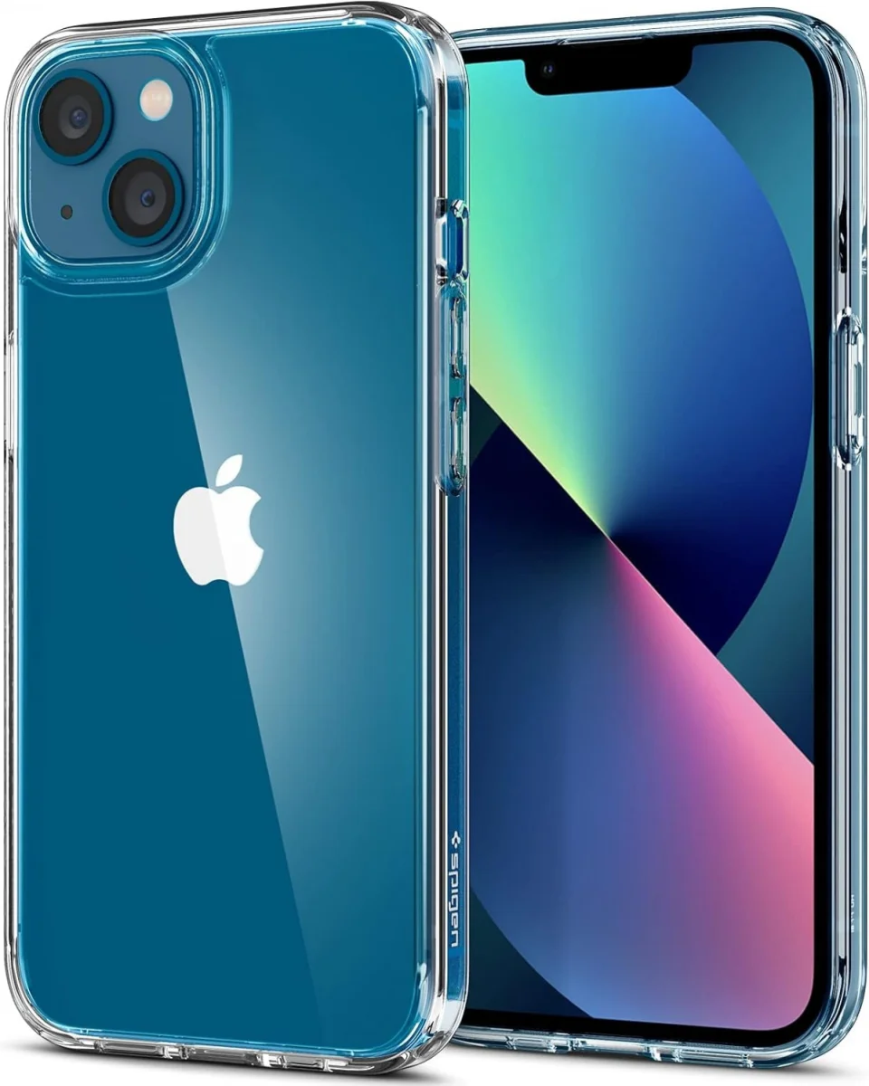 Spigen Ultra Hybrid Apple iPhone 13 Hoesje Back Cover Transparant afbeelding 1