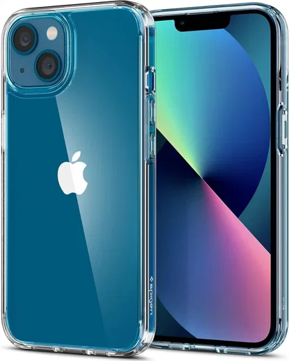 Spigen Ultra Hybrid Apple iPhone 13 Hoesje Back Cover Transparant afbeelding 1