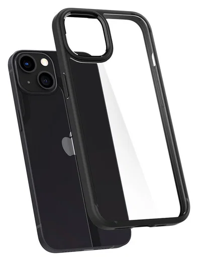 Spigen Ultra Hybrid Apple iPhone 13 Hoesje Back Cover Zwart afbeelding 1