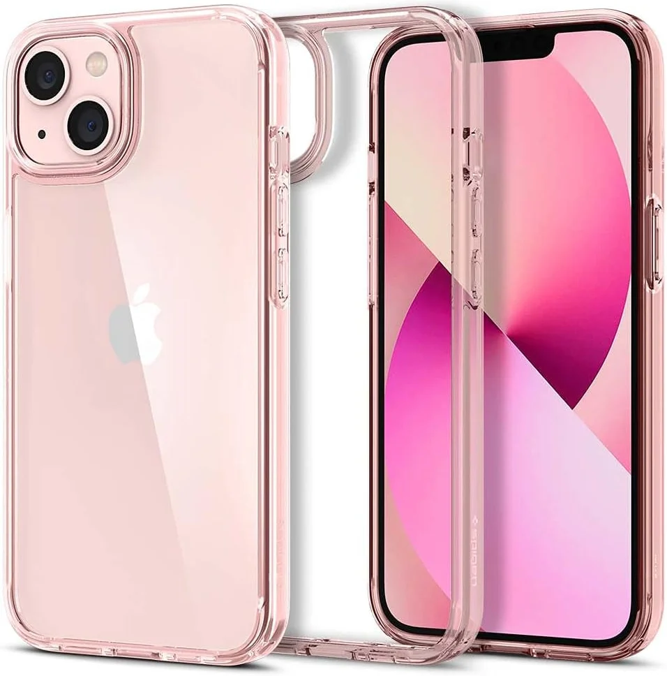 Spigen Ultra Hybrid Apple iPhone 13 Hoesje Back Cover Roze afbeelding 1