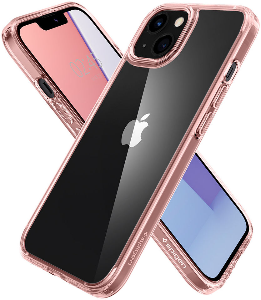 Spigen Ultra Hybrid Apple iPhone 13 Hoesje Back Cover Roze afbeelding 11
