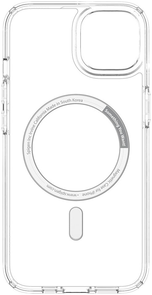 Spigen Ultra Hybrid iPhone 13 Hoesje MagSafe Transparant/Wit afbeelding 5
