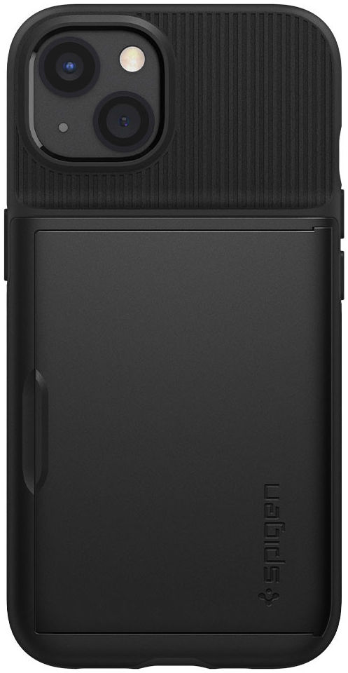Spigen Slim Armor CS Apple iPhone 13 Hoesje Back Cover Zwart afbeelding 6