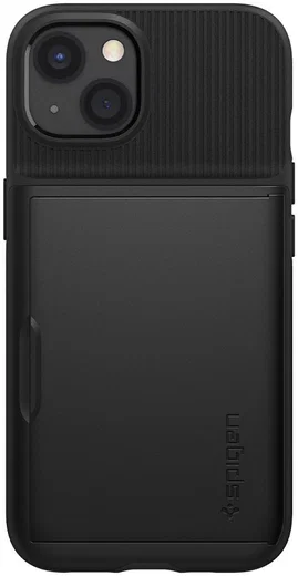 Spigen Slim Armor CS Apple iPhone 13 Hoesje Back Cover Zwart afbeelding 6