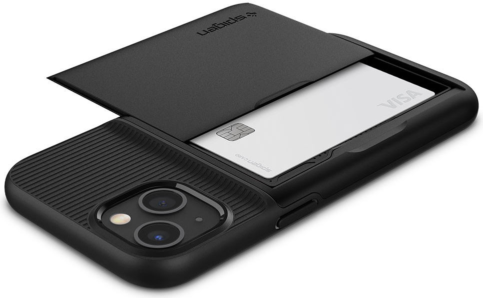 Spigen Slim Armor CS Apple iPhone 13 Hoesje Back Cover Zwart afbeelding 7