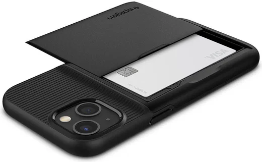 Spigen Slim Armor CS Apple iPhone 13 Hoesje Back Cover Zwart afbeelding 7